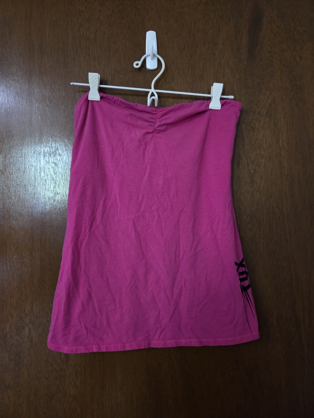Fox Strapless Pink Tube Top
